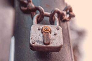 Metal lock trade secrets under lock and key